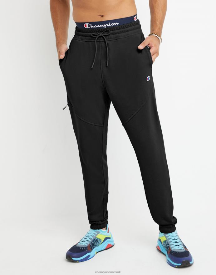 Champion global explorer french terry joggers aberration block logo 30 V6J66312 sort/multi