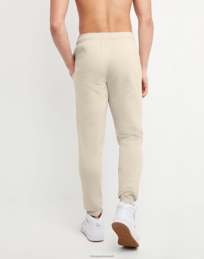 Champion klassiske fleece joggers c logo og script patch 31 V6J66323 småsten