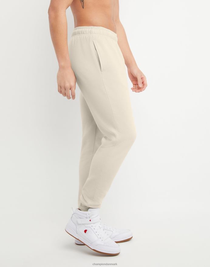 Champion klassiske fleece joggers c logo og script patch 31 V6J66323 småsten