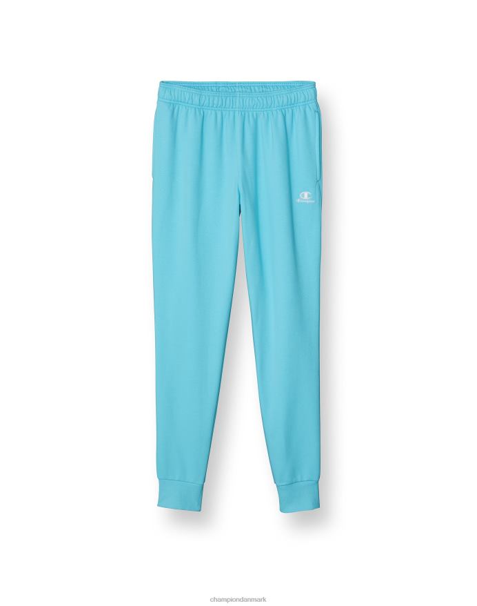 Champion klassiske fleece joggers c logo og script patch 31 V6J66324 udstille blå
