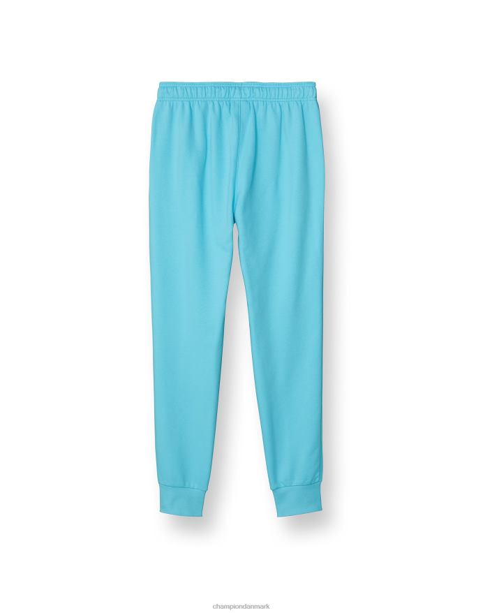 Champion klassiske fleece joggers c logo og script patch 31 V6J66324 udstille blå