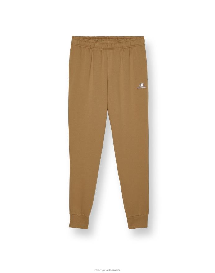 Champion klassiske fleece joggers c logo og script patch 31 V6J66328 fuld hvede khaki