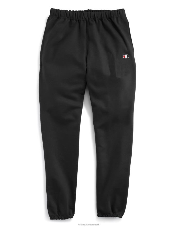 Champion omvendt vævede bukser med broderet c-logo 30 V6J66254 sort