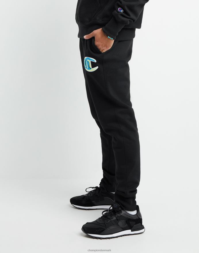 Champion omvendt vævet joggers kædesøm c 30,5 V6J66209 sort