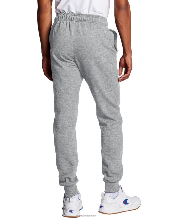 Champion powerblend fleece joggers script logo 31 V6J66258 oxford grå
