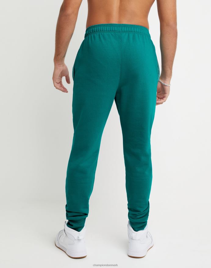 Champion powerblend fleece joggers script logo 31 V6J66259 mørk smaragd