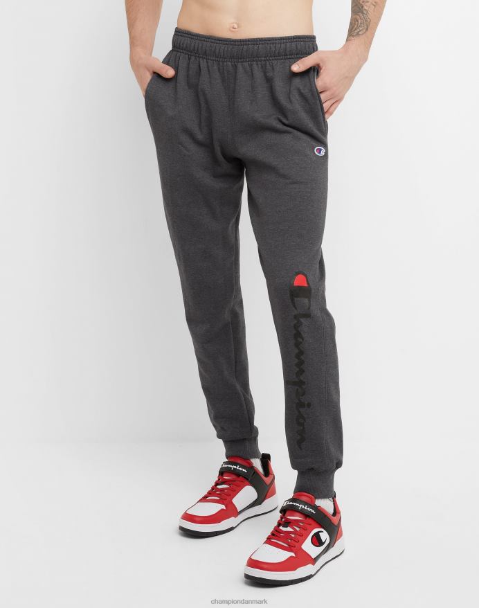 Champion powerblend fleece joggers script logo 31 V6J66261 granitlyng