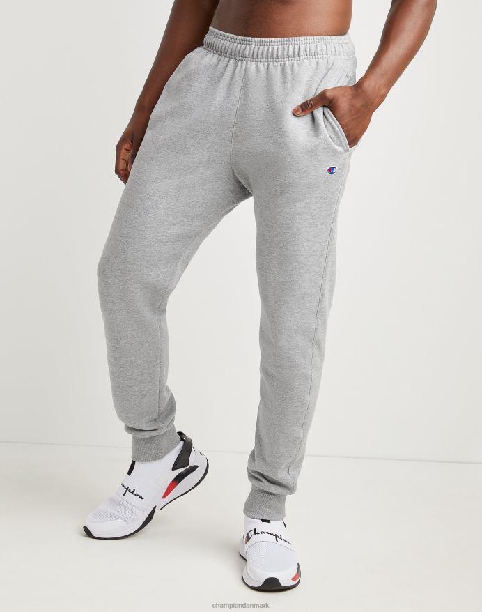 Champion powerblend joggers c logo 31 V6J66264 oxford grå