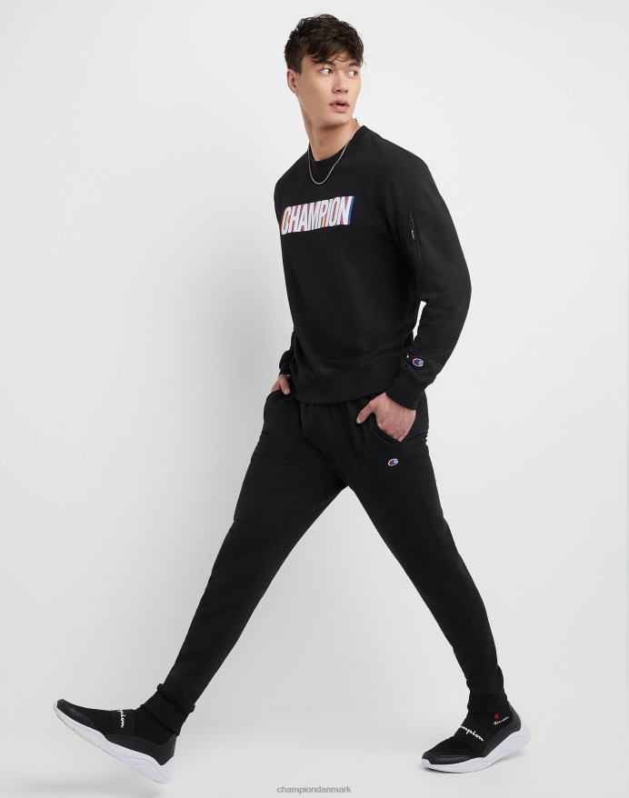 Champion powerblend joggers c logo 31 V6J66265 sort