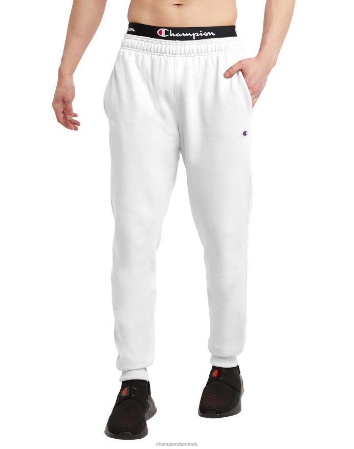 Champion powerblend joggers c logo 31 V6J66266 hvid