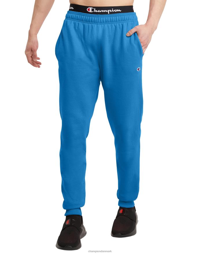 Champion powerblend joggers c logo 31 V6J66269 blå jay