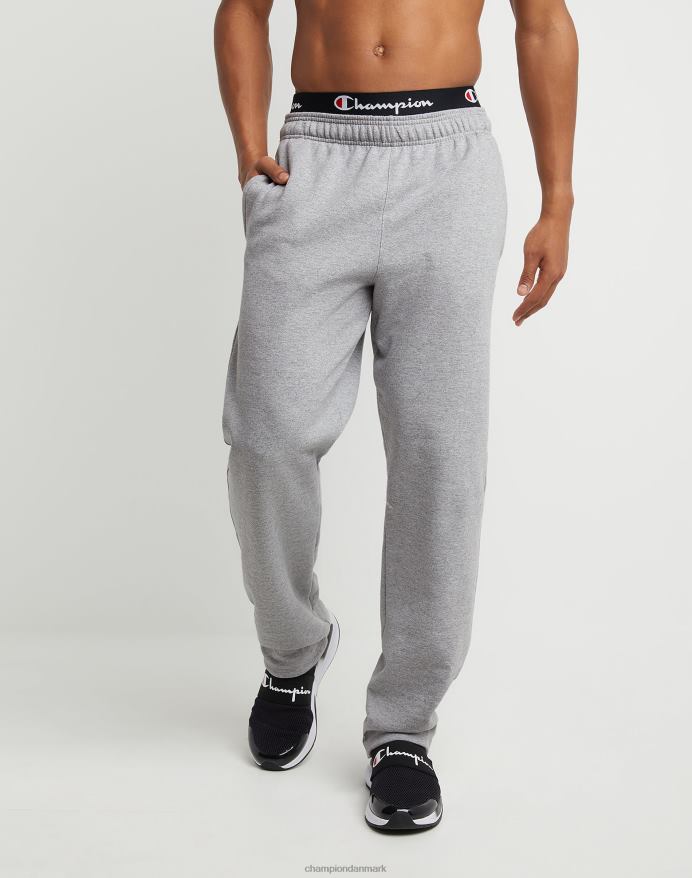 Champion powerblend joggingbukser åben bund 32 V6J66270 oxford grå