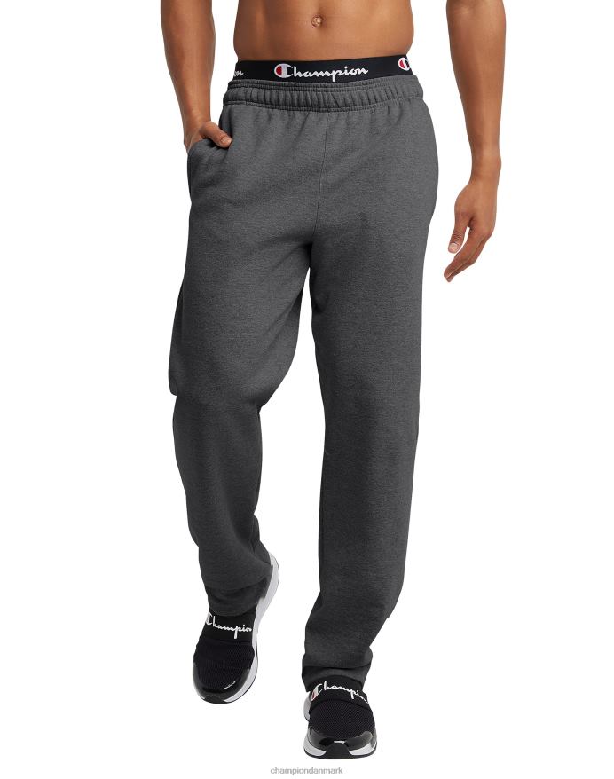 Champion powerblend joggingbukser åben bund 32 V6J66273 granitlyng