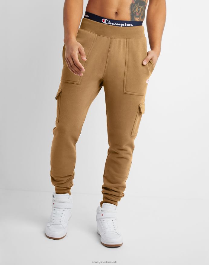 Champion reverse weave cargo joggers broderet c logo 30.5 V6J66240 sandsten