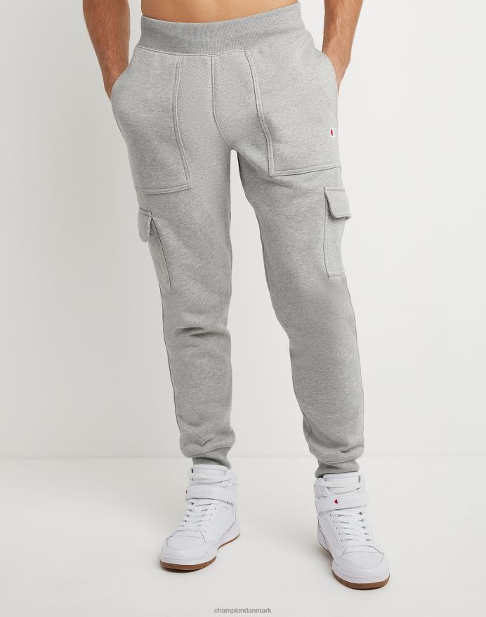 Champion reverse weave cargo joggers broderet c logo 30.5 V6J66241 oxford grå