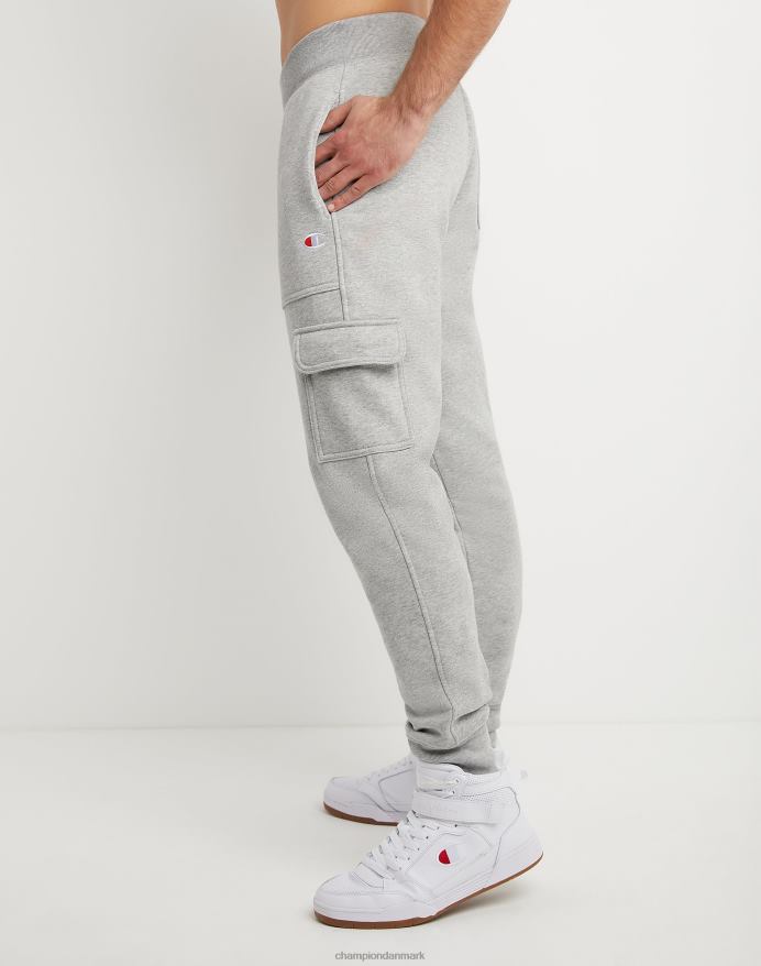 Champion reverse weave cargo joggers broderet c logo 30.5 V6J66241 oxford grå
