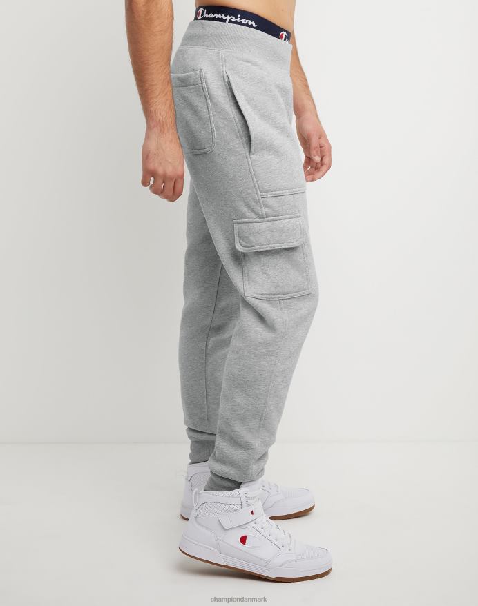 Champion reverse weave cargo joggers broderet c logo 30.5 V6J66241 oxford grå