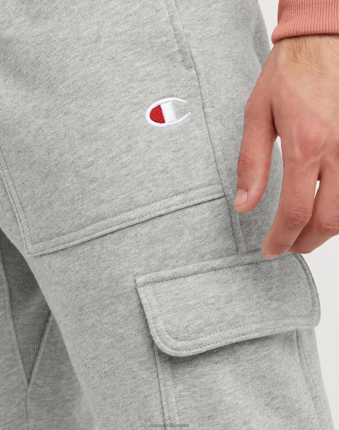 Champion reverse weave cargo joggers broderet c logo 30.5 V6J66241 oxford grå