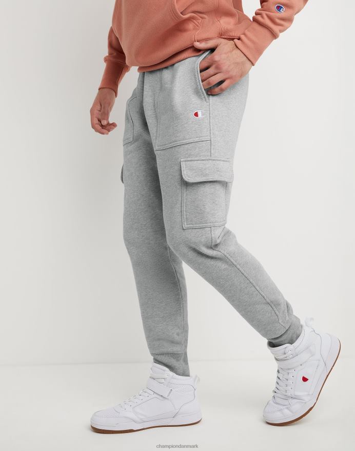 Champion reverse weave cargo joggers broderet c logo 30.5 V6J66241 oxford grå