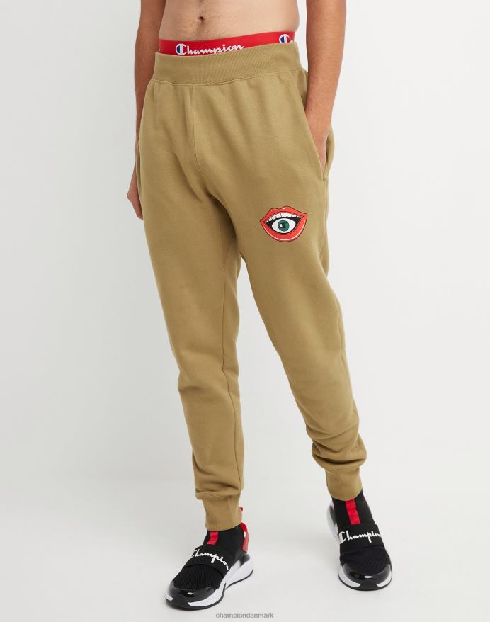 Champion reverse weave joggers mund c 30,5 V6J66282 fuld hvede khaki