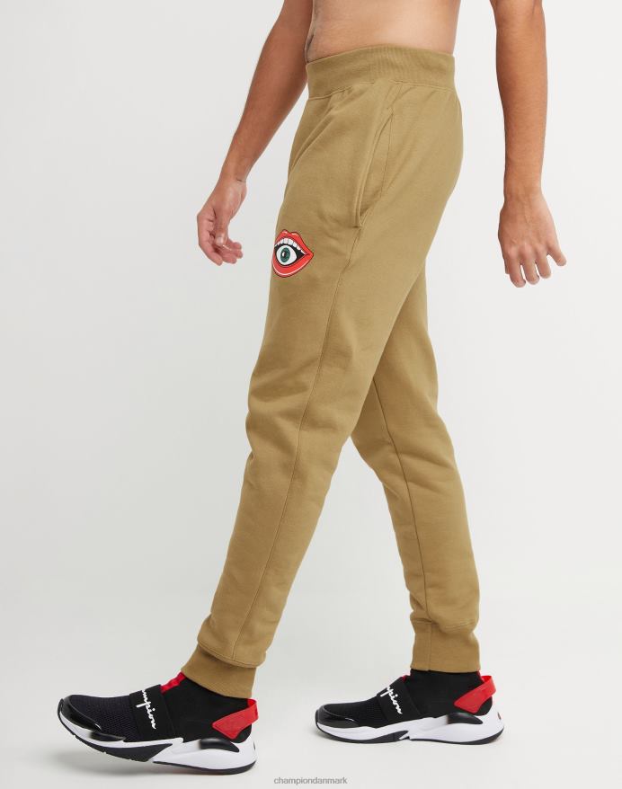 Champion reverse weave joggers mund c 30,5 V6J66282 fuld hvede khaki
