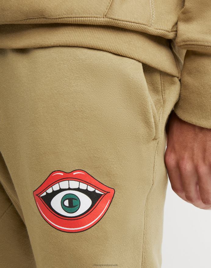 Champion reverse weave joggers mund c 30,5 V6J66282 fuld hvede khaki