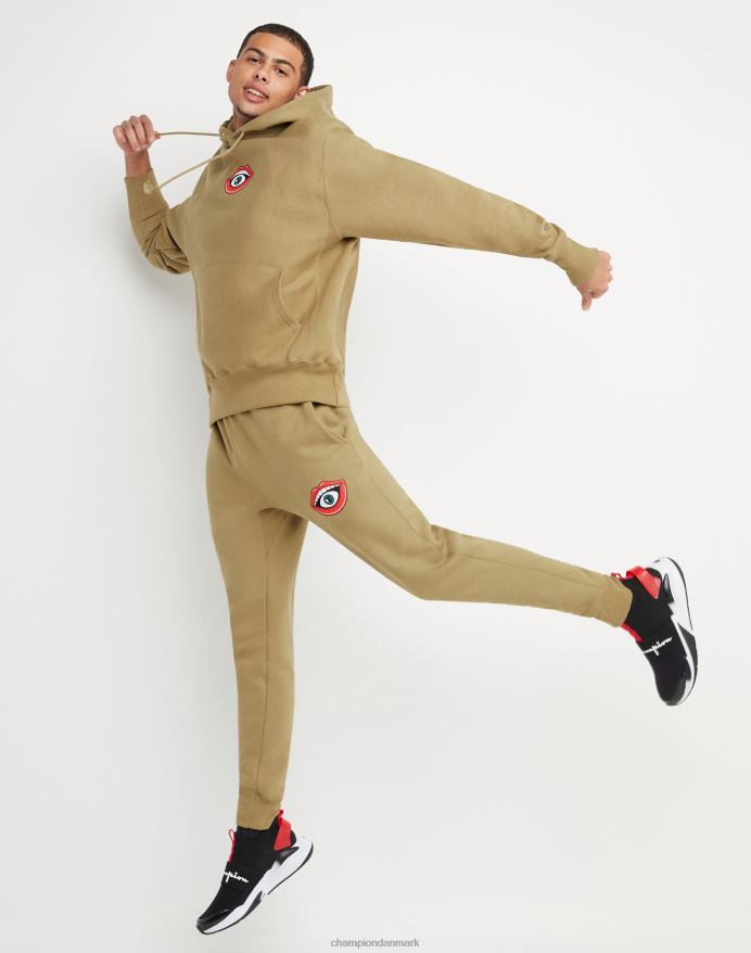 Champion reverse weave joggers mund c 30,5 V6J66282 fuld hvede khaki
