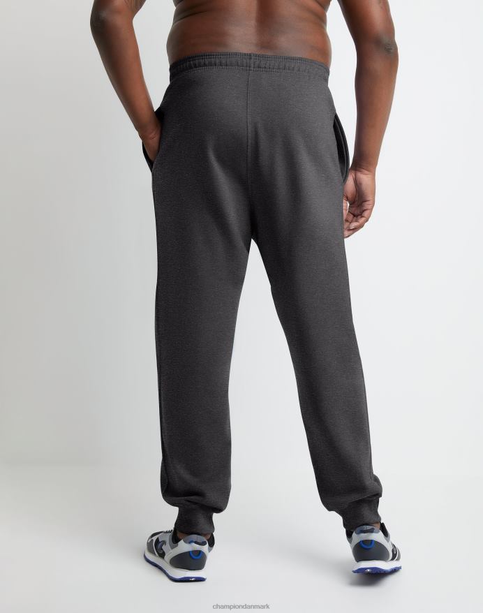 Champion store og høje powerblend joggers klassisk script logo 31 V6J66217 granitlyng