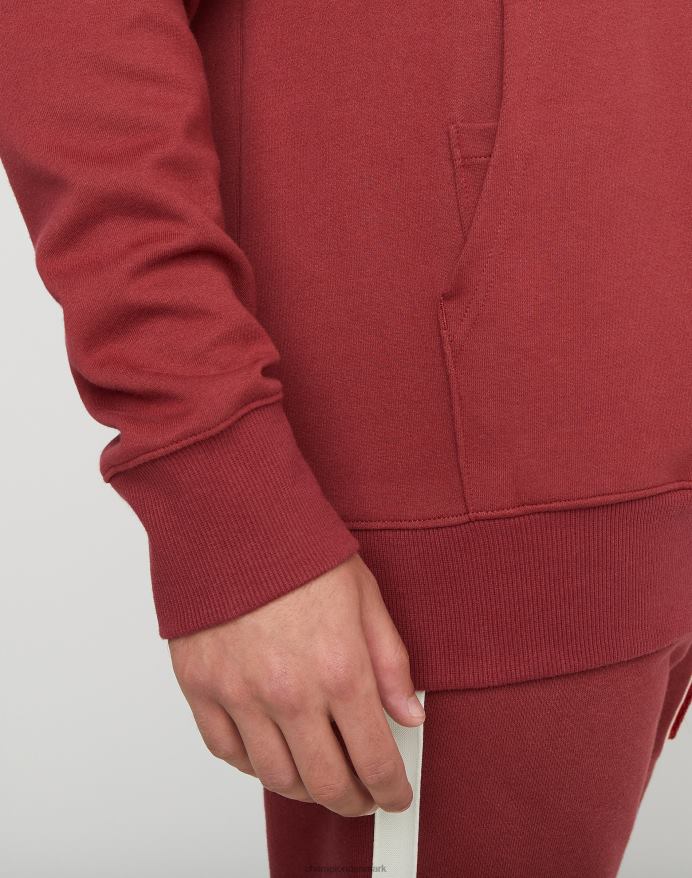 Champion flex hættetrøje broderet script logo V6J66154 kardinal