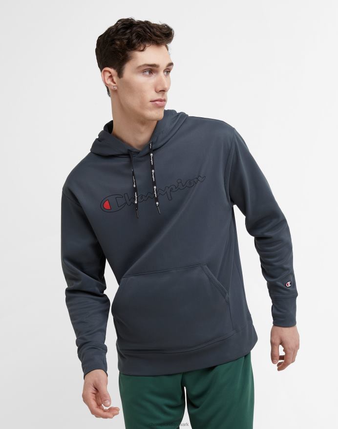 Champion game day grafisk hættetrøje klassisk logo V6J6681 stealth