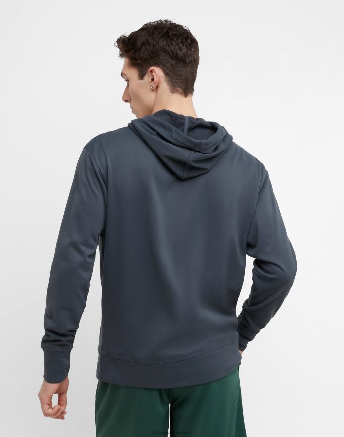 Champion game day grafisk hættetrøje klassisk logo V6J6681 stealth