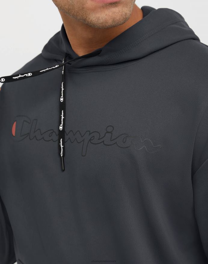 Champion game day grafisk hættetrøje klassisk logo V6J6681 stealth