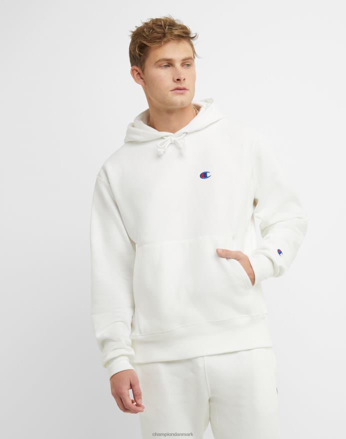 Champion omvendt vævet hættetrøje c-logo V6J6611 hvid