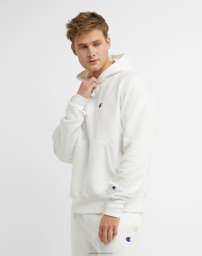 Champion omvendt vævet hættetrøje c-logo V6J6611 hvid