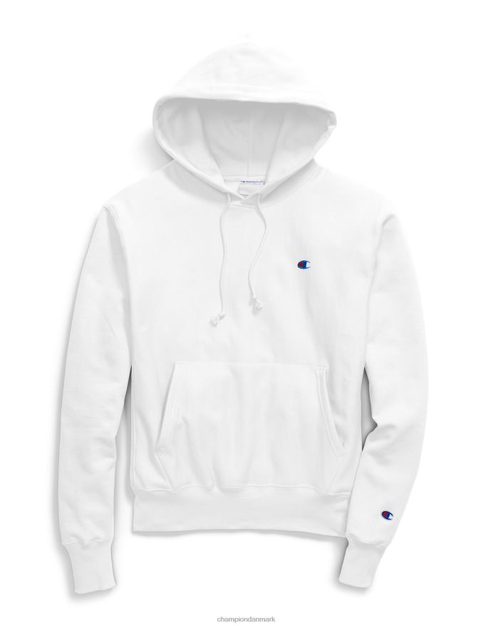 Champion omvendt vævet hættetrøje c-logo V6J6611 hvid