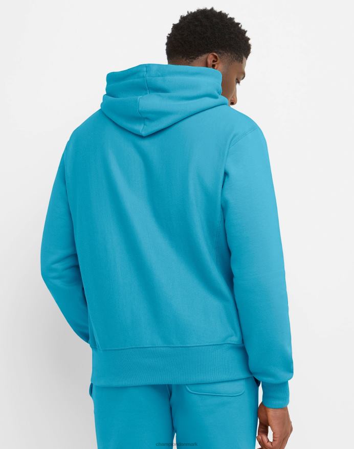 Champion omvendt vævet hættetrøje c-logo V6J6613 lazulin blå
