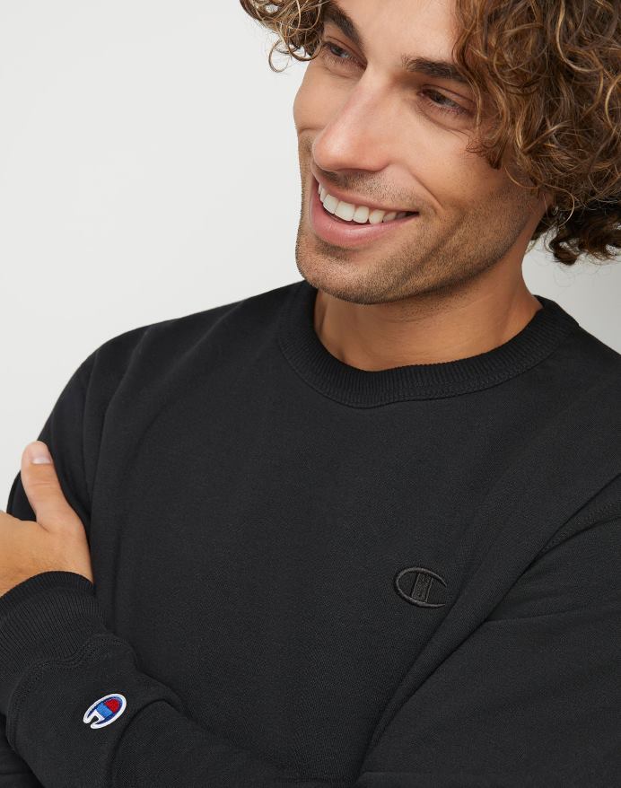 Champion powerblend fleece crew c logo V6J6652 sort
