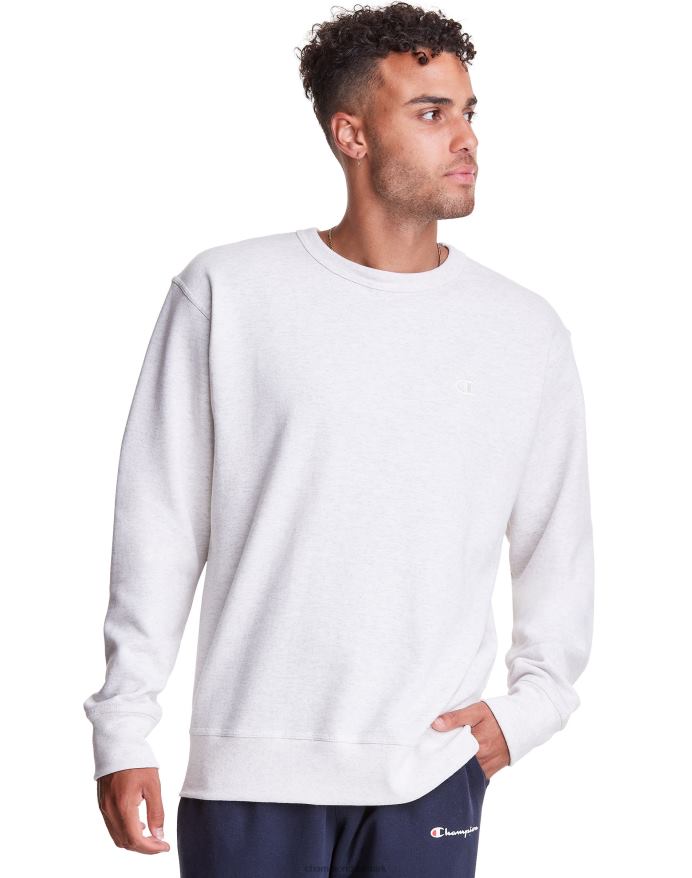 Champion powerblend fleece crew c logo V6J6657 havregryn lyng