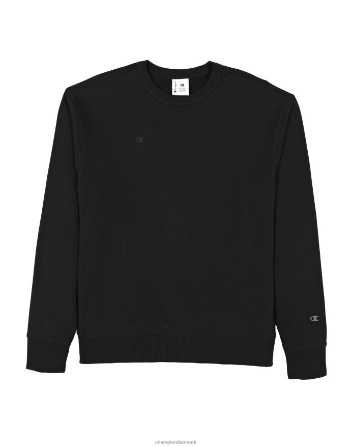Champion premium vævet grafisk besætning højre bryst c-logo V6J6637 sort
