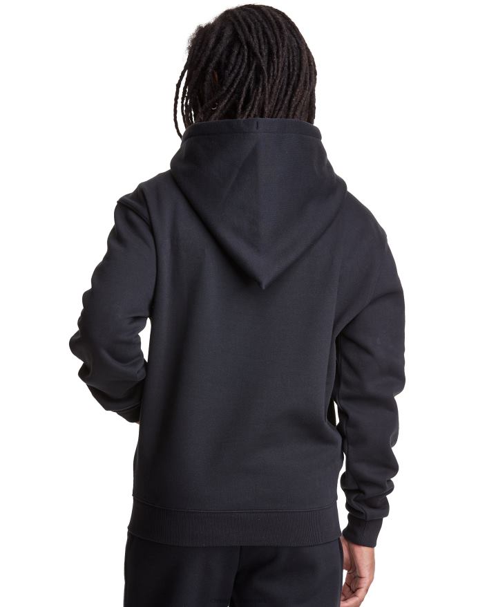 original champion super fleece hætte broderet c logo V6J66117 sort