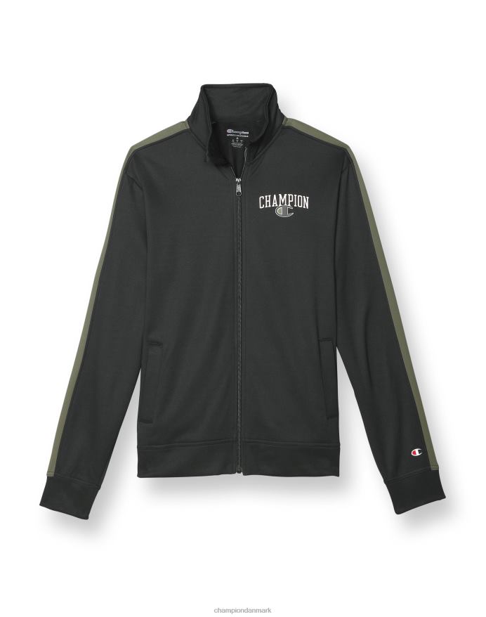 Champion game day træningsjakke V6J66200 sort/cargo oliven