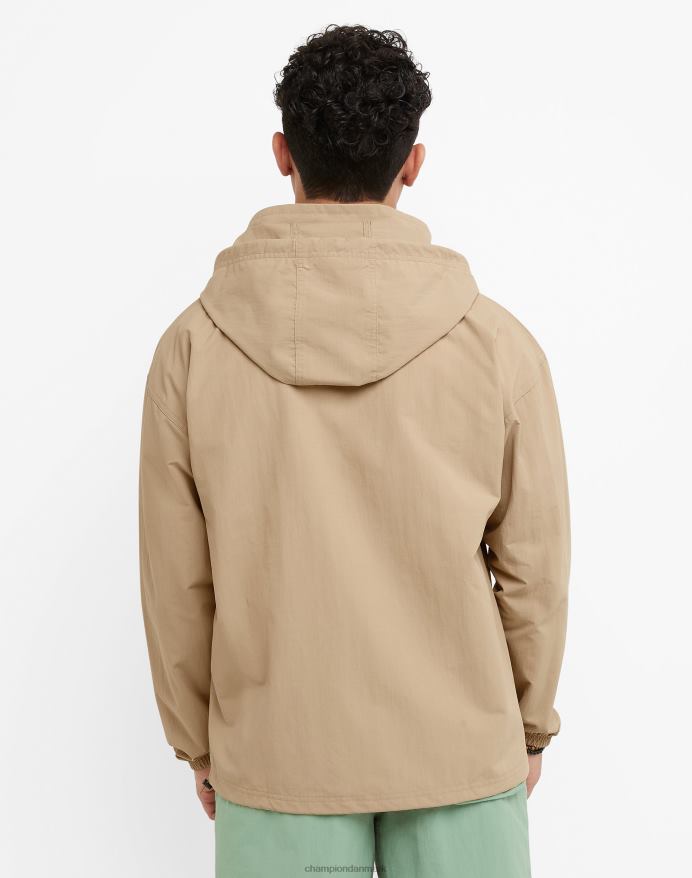 Champion ripstop anorak jakke script V6J66177 land valnød