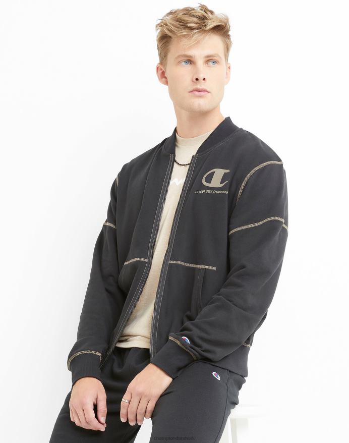 global explorer french terry bomber vær din egen mester V6J66190 sort