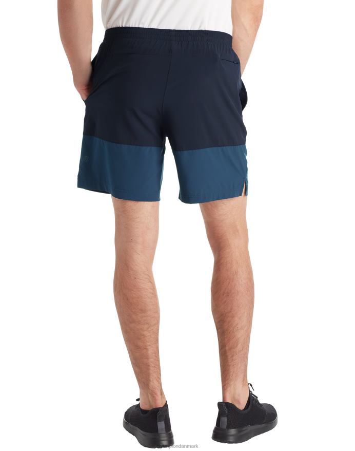 Champion c9 colorblock shorts 7 V6J66786 marineblå/cruising blå