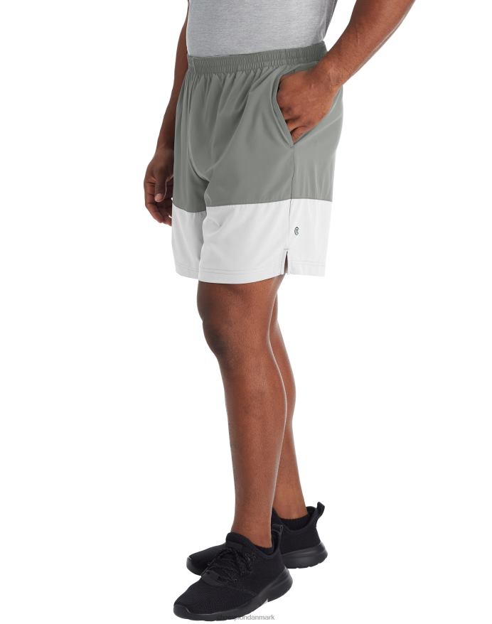 Champion c9 colorblock shorts 7 V6J66787 komfort grå/ægte hvid