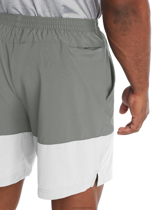 Champion c9 colorblock shorts 7 V6J66787 komfort grå/ægte hvid