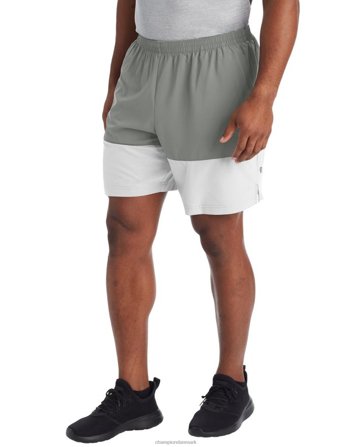 Champion c9 colorblock shorts 7 V6J66787 komfort grå/ægte hvid
