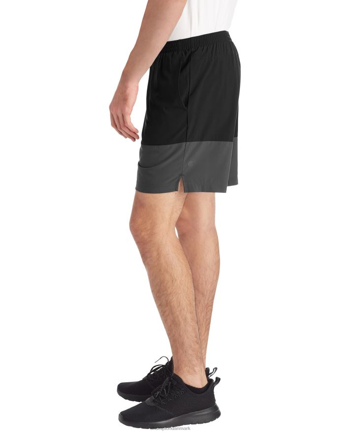 Champion c9 colorblock shorts 7 V6J66788 ibenholt/jernbanegrå