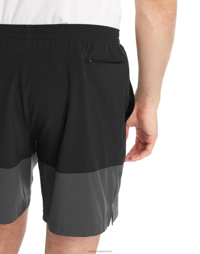 Champion c9 colorblock shorts 7 V6J66788 ibenholt/jernbanegrå