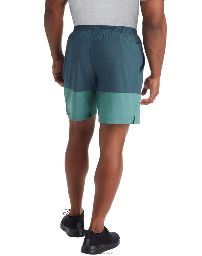 Champion c9 colorblock shorts 7 V6J66789 enebærblå/aqua tonic